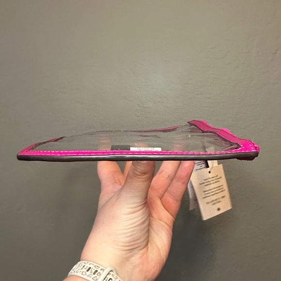 NWT - Kate Spade Jae Slim Cosmetic Pouch Transparent/Clear Makeup Bag - Picture 12 of 15